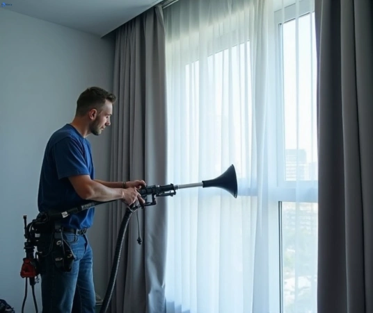 Professional commercial curtain cleaning process equipment Matty Curtain Cleaning taylors-hill-vic